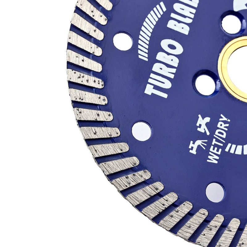 OSCEH 4.5" Diamond Turbo Blade Granite Diamond Blade for Granite Marble Porcelain Tile Wet/Dry Cutting - Image 4